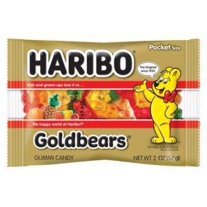 HARIBO CANDY GUMMI GLD BEAR 2Z 24CT | Packaged