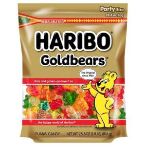 HARIBO CANDY GUMMI GOLD BEAR 28.8Z | Packaged