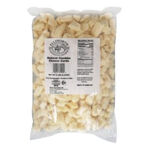 CHEESE CURD CHED WHT 2-5# ELLSWORTH | Packaged