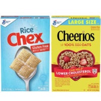 Rice Chex or Cheerios cereal