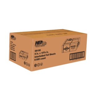 FOIL SHEETS 9X10.75″ 6-500CT HFA | Corrugated Box