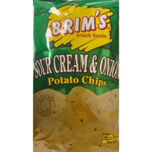 Brims Sour Cream & Onion Potato Chips 5o | Packaged