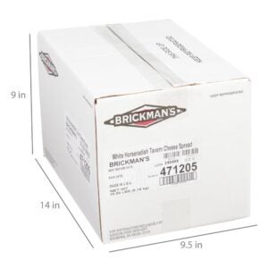 BRICKMANS CHEESE SPRD TAVERN HRSRDSH 24Z | Corrugated Box