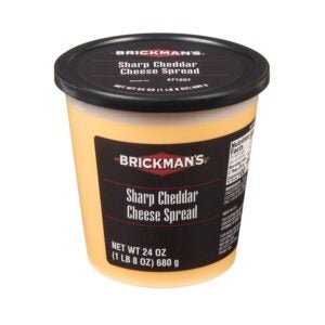 BRICKMANS CHEESE SPRD CHED YEL SHRP 24Z | Packaged