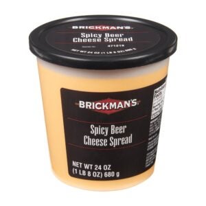 BRICKMANS CHEESE SPRD CHED BEER SPCY 24Z | Packaged
