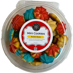 Mini Cookies Butter Stars | Packaged