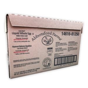 Liquid Whole Eggs, with Citric, Cage Free | Corrugated Box