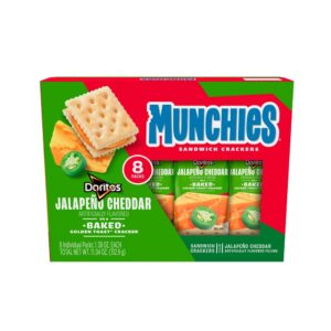 MUNCHIES CRACKER SAND CHED JALAP 8CT 11. | Packaged