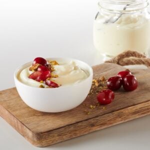 Lowfat Vanilla Yogurt | Styled