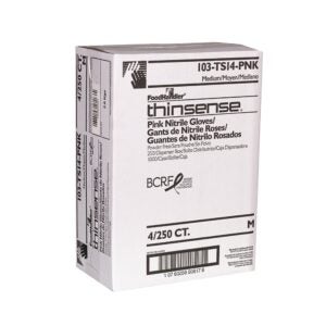 GLOVE NITRILE MED PWDFR PNK 4-250CT | Corrugated Box