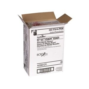 GLOVE NITRILE MED PWDFR PNK 4-250CT | Packaged