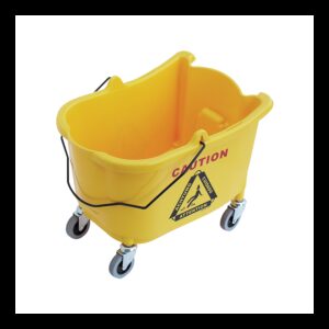 BUCKET MOP YEL 26-35QT W/CASTER 1CT | Raw Item