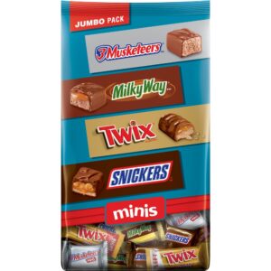 CANDY BAR CHOC ASST MINI 30.63Z | Packaged