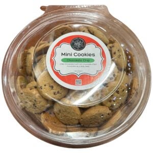 Mini Chocolate Chip Cookies 24oz | Packaged