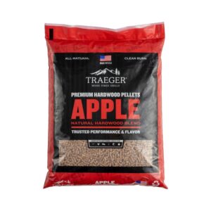 WOOD PELLET APPLE 20# TRAEGER | Packaged