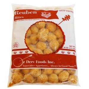 RUEBEN BITES 4/2.5 LB OR DERV FOODS | Packaged