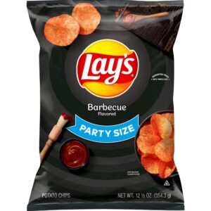 Party Size BBQ Flavored Potato Chips | Packaged