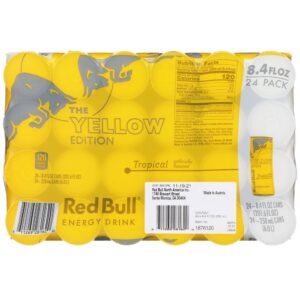 DRINK ENERGY RD BULL YEL 24-8.4FLZ | Packaged