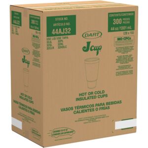 Foam Cups, 44 oz., Pedestal | Corrugated Box