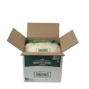 ONION YEL DCD 1/4″ 2-5# P/L | Packaged