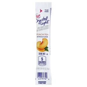 Crystal Light On the Go Peach Iced Tea | Packaged