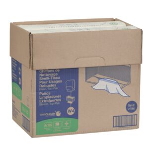 WIPER H/D 1PLY 14X16.3 WHT 4-105CT | Packaged