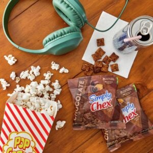 Chocolate Caramel Snack Mix | Styled