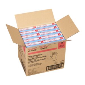 GLOVE NITRILE THN MED PWDF BLU | Packaged