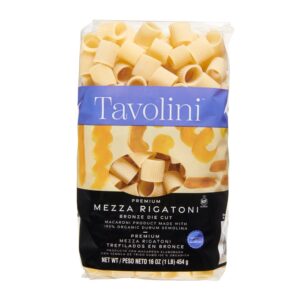 Pasta Mezza Rigatoni Bronze Cut 1lb | Packaged