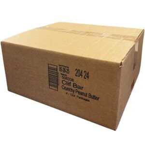 CLIF BAR PNUT BTR CRNCHY 2.4Z 12CT | Corrugated Box