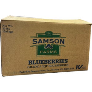 Frozen Blueberries | Corrugated Box