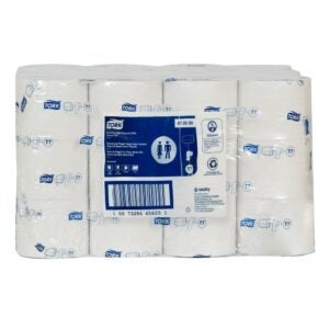 2-Ply White Bath Tissue | Packaged