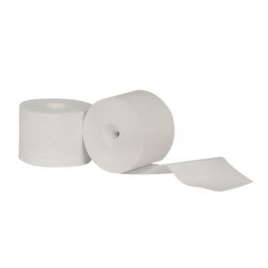 2-Ply White Bath Tissue | Styled