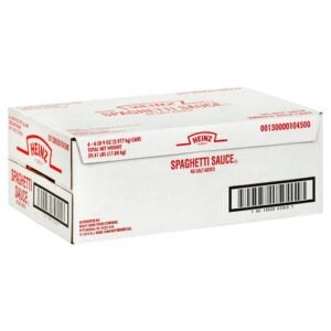 SAUCE SPAGHETTI NO SALT 6-10 HEINZ | Corrugated Box