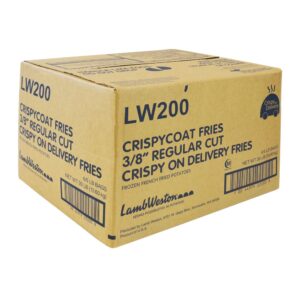 3/8″ Extra Long Regular Cut French Fries | Corrugated Box