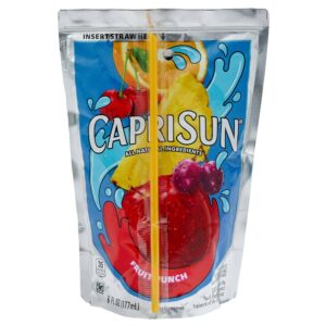 Fruit Punch Capri Sun | Packaged