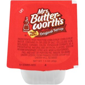 100-1.5FLZ MRS.BUTTERWORTH’S SYRUP PC | Packaged