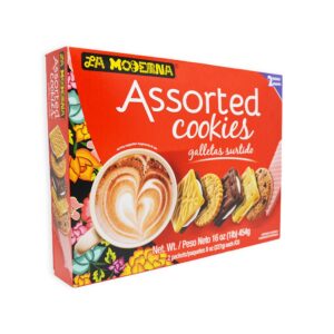 COOKIE ASST 10-16Z LA MODERNA | Packaged