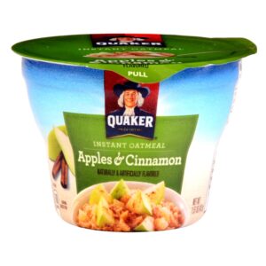 Apple Cinnamon Instant Cup Oatmeal | Packaged