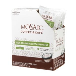 100% Colombian Single Serve Decaf Coffee | Styled