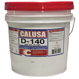 calusa d-140 powdered laundry detergent 40lbs - 536894