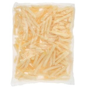 1/2″ Premium Crinkle-Cut Fries, Long, Fancy | Packaged