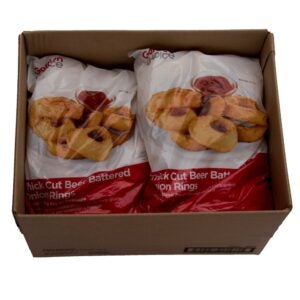 Beer Battered Onion Rings | Packaged