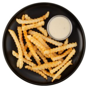 5/16″ Crinkle Cut French Fries | Styled