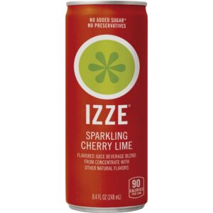 JUICE SPRKL CHRY LIM 24-8.4FLZ IZZE | Packaged