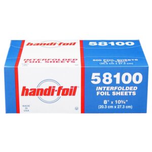 FOIL SHEETS 8X10.75″ 6-500CT HFA | Packaged