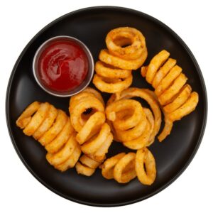 Seasoned Curly Fries | Styled