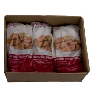 Breaded Pickle Chips | Packaged