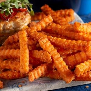 Crinkle Cut Sweet Potato Fries | Styled