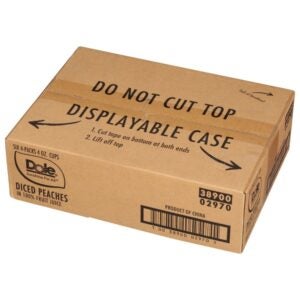 Dole Peach Cup | Corrugated Box